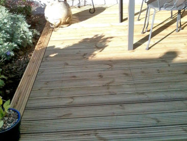 Patio Decking Installation